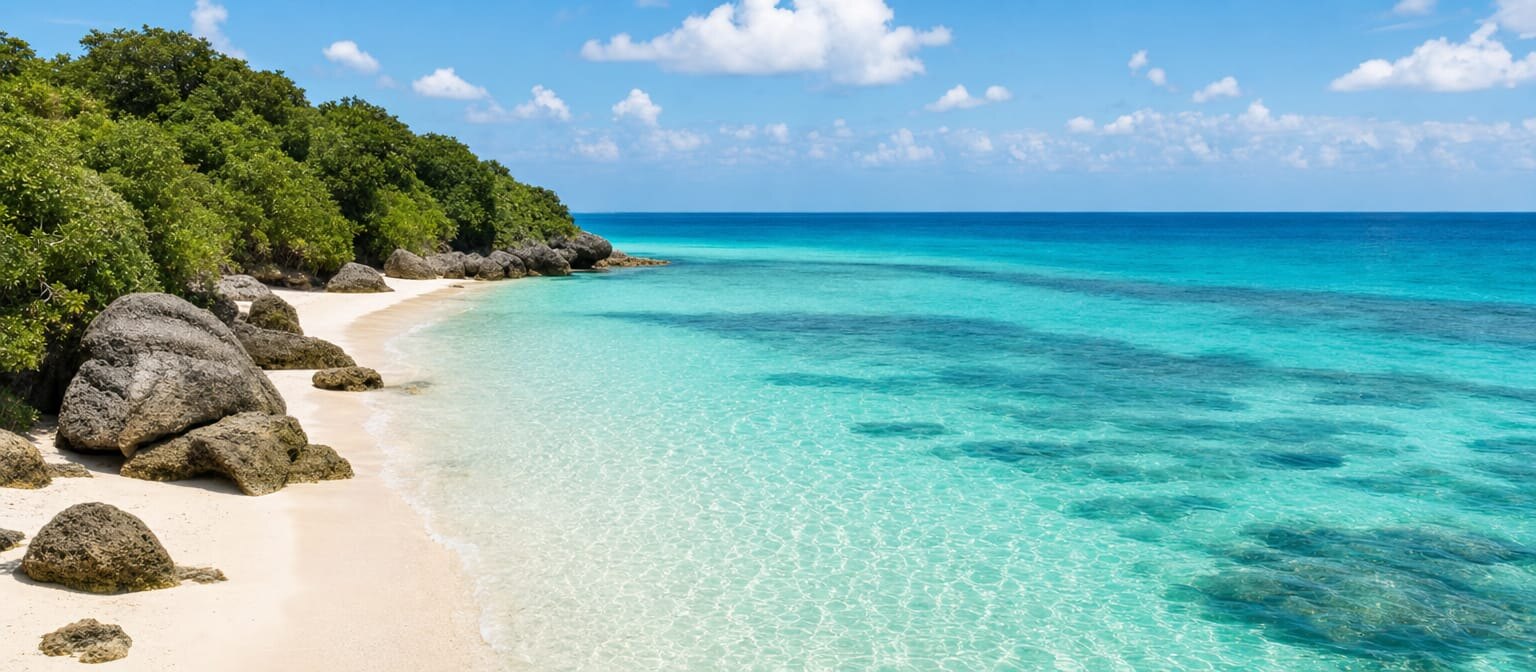 沖縄の海辺